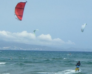 Kitesurf con Mundo Wake
